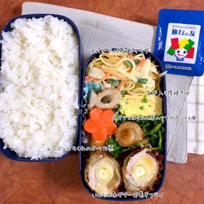 過去レシピの食材を変えて主人弁当☆免疫力アップ‼【ホタテとブロッコリーのアクアパッツァ】