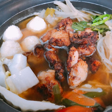 鍋グランプリ入賞の一杯をお家で★唐揚げ塩麹鍋