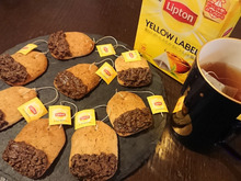 紅茶バッグ風クッキー ヒモの活用