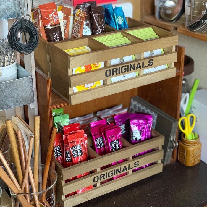 100均のボックスで簡単リメイク‼️使いやすい収納方法