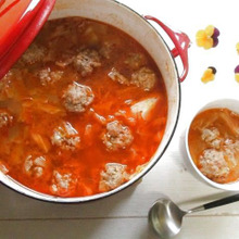 簡単!時短!ダイエットにも!♡おから入りまかないロールキャベツ風鍋♪