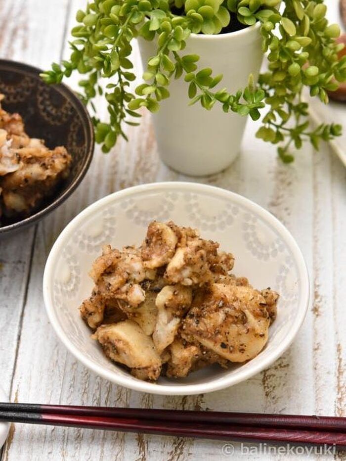 レンジで蒸して、和えるだけ!超簡単栄養満点「里芋のごまみそ和え」