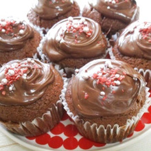 バレンタイン♡おからパウダー入りチョコカップケーキ♪♡バターなしだから超簡単!