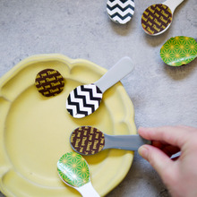 【簡単スイーツ】簡単オシャレ♡模様入りスプーンチョコ