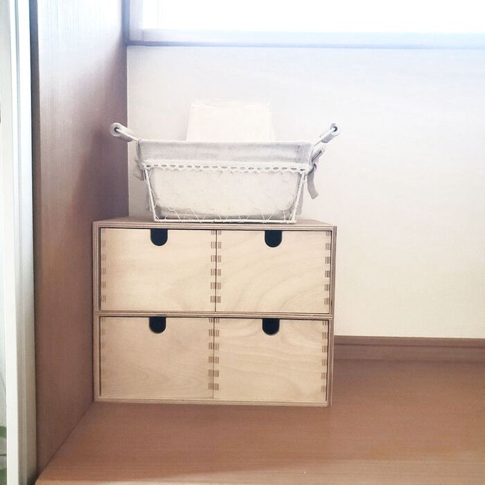 個別引き出しでスッキリ玄関収納