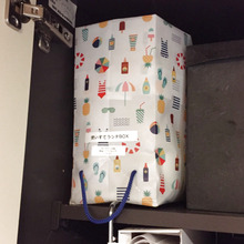 高い所も手が届く!手提げ袋でリユース収納