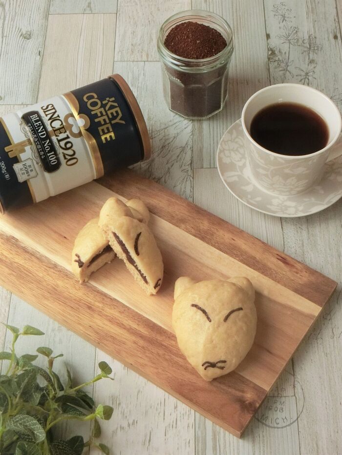 ふわふわ★キツネのコーヒーまん