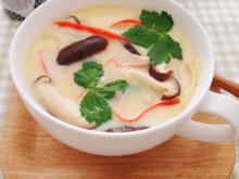 マグカップうどんレシピ「うどん茶碗蒸し」