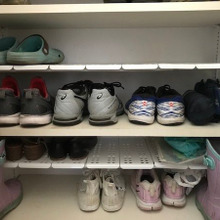 【収納】セリアで見つけたアイテムで靴箱を改良!