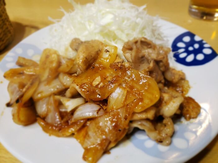 豚肉の大蒜焼き♪玉葱で甘味プラス♪
