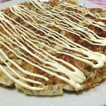 ゆかりマヨが美味すぎ♪ 片栗粉で白菜だけのゆかりお好み焼き