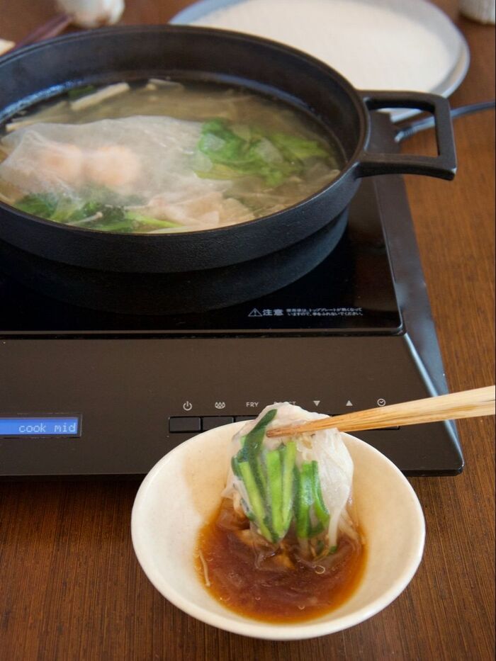 モチモチ食感がたまらない♪生春巻き鍋 時短・簡単なのにクセになる!