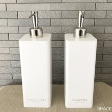 シャンプーボトルを浮かせるグッズ