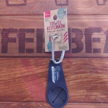 簡単✨便利❗️以外と使えるタオルキーホルダー(カラナビ付き)どこに⁉️掛けよう😄