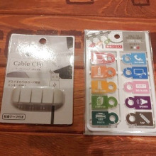 コード類がスッキリ収納分け❗️ケーブルクリップ✨