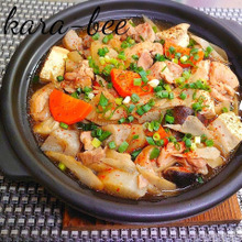 寒い日にほっこり美味しい♪居酒屋風!具沢山鶏煮込み鍋