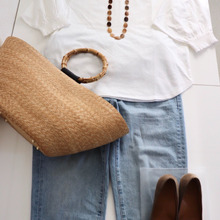 大人気【UNIQLO】デニムとカットソーで春のコーディネートと大人が着るポイント