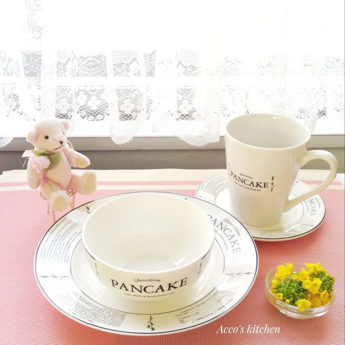♡DAISO の食器 PANCAKEシリーズ♡