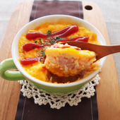 マグカップごはんレシピ「マグカップオムライス」