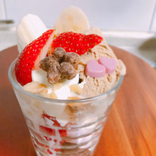 我が子へのバレンタイン❤︎今年は簡単パフェ