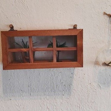 100均 簡単❗️リメイク 木製ウォールシェルフ (セリア)