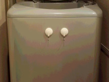 洗濯機に?!お風呂用品のこんな置き方あったか~