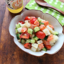サーモンと彩り野菜のセビーチェ