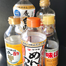 麺つゆ・ポン酢・醤油…詰め替えないでシンプルに収納する方法があった