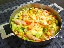 簡単!時短!サイコロ野菜トマトスープ鍋🍅