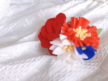 卒園入学式に★フェルトで春のコサージュ