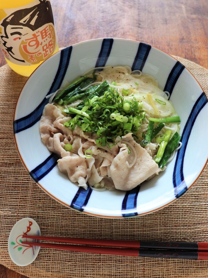 豚肉の和風そうめんフォー