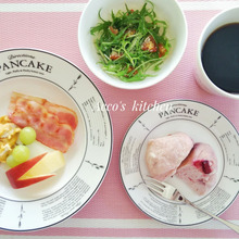 DAISOの食器で🌸春色な〜んちゃってカフェ風ブランチ🌸その②