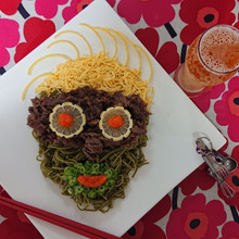 【試してみた】『山口名物 瓦そば』をコーデ♡ こーですか? レゲエのおじさん🎸🎸🎸🎸