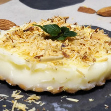 クリームチーズ&砂糖&市販のお菓子だけで…濃厚チーズケーキ風!おうちカフェスイーツ!