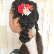 三つ編みとくるリンパ★変わりヘアアレンジ