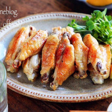 ♡グリルde簡単♡手羽中の塩ごま油焼き♡