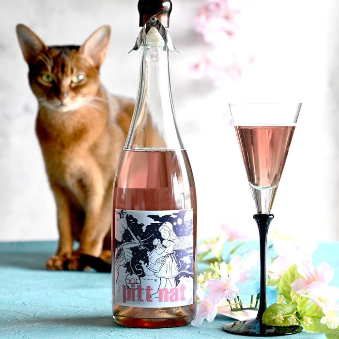 ワインのお話し:自然派ワイン pittnauer Pitt Nat Rose (Petillant)