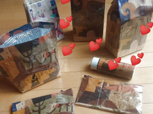 カルディのショッパーをかわいくリメイク