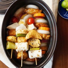 ミルフィーユ仕立てのわくわくお好み串入りおでん