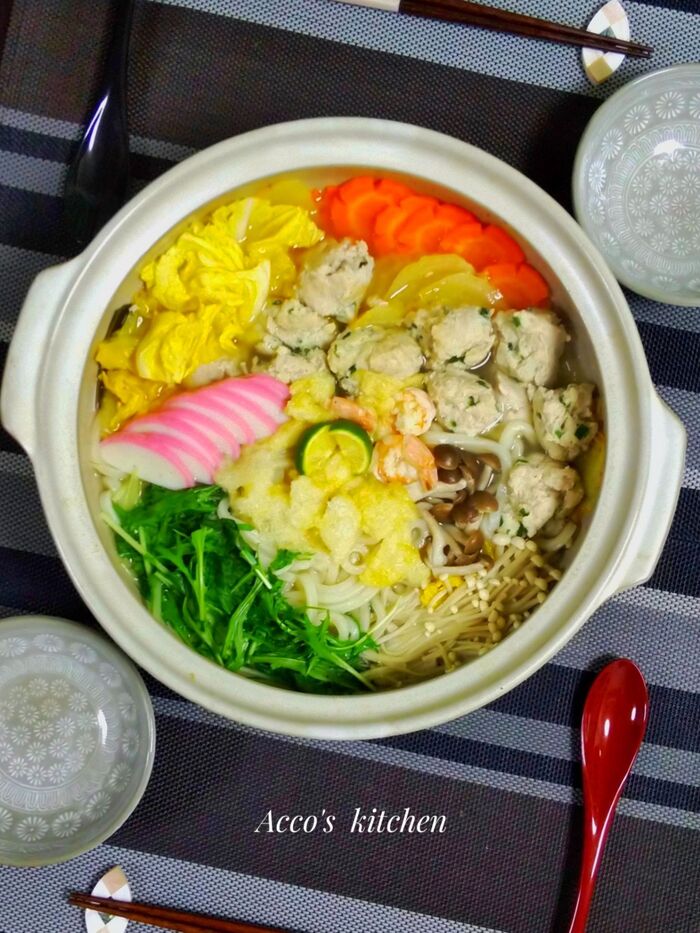 ♡わが家のアレンジうどんすき♡