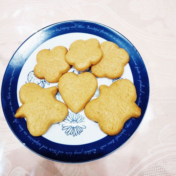 ホットケーキミックスでクッキー焼きました