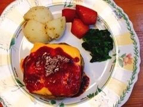 玄米ハンバーグ