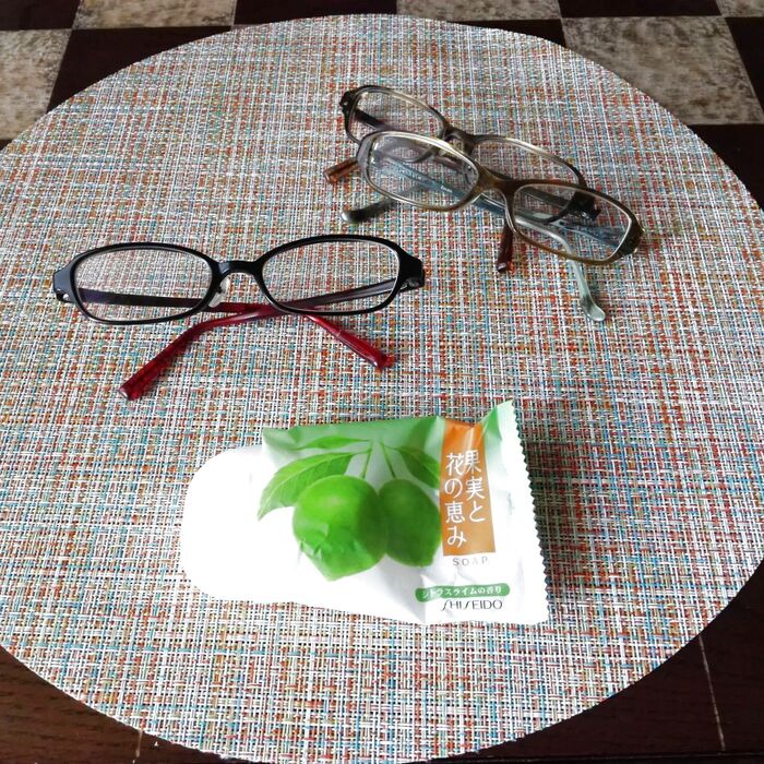 固形石鹸を使います❗