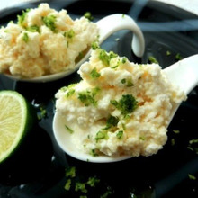 すだちと牛乳で作るリコッタチーズ