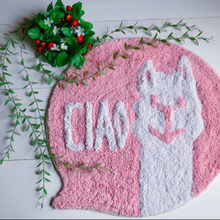 チャオ★ダイソーの動物アルパカ♡インドマットが可愛いよ♡