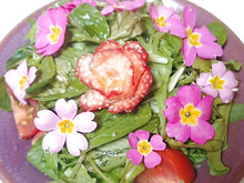 花のサラダ