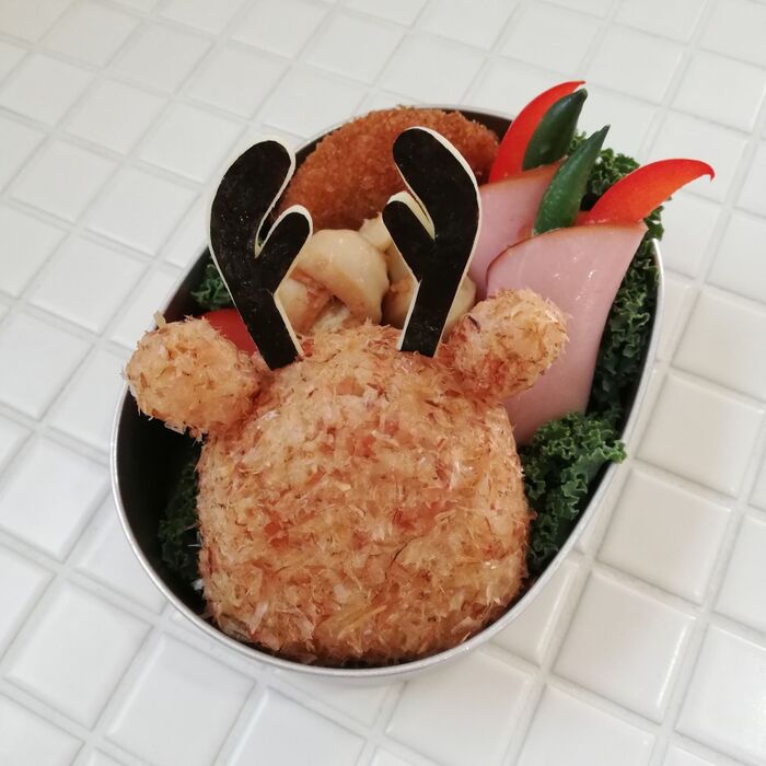 ④パーツを乗せます。