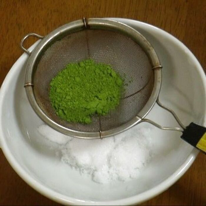 1ー① 抹茶シロップを作る