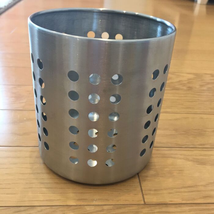 IKEAのオルドニングはサラダ油(1000g)がピッタリ入るサイズでした!
