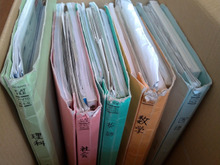 処分を待つ教科書の保管方法